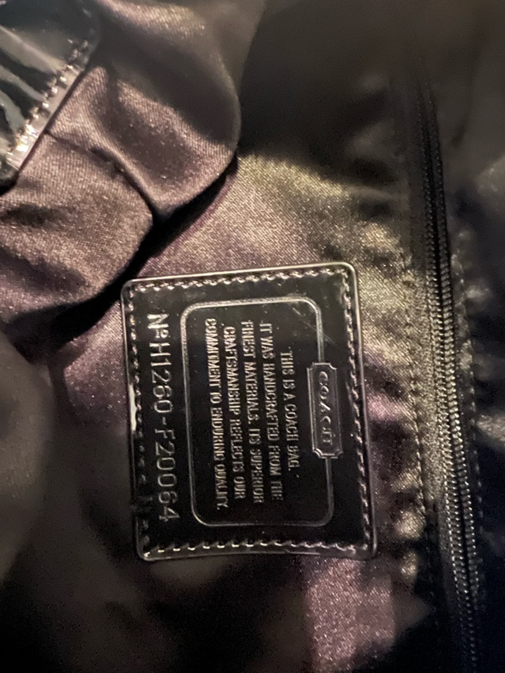 Coach Black Signature Jacquard Shoulder Bag with Silver Hardware - Picture 5 of 5